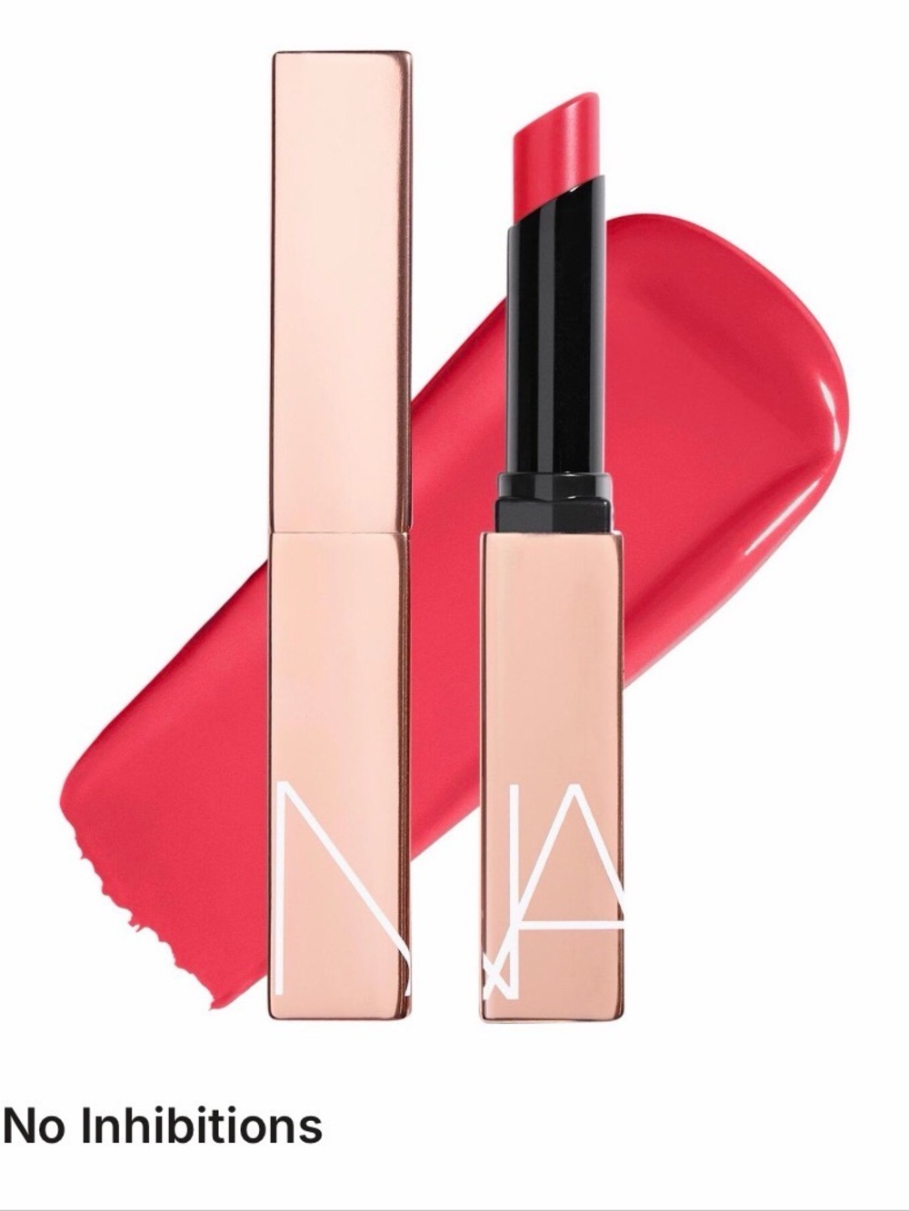 NARS No Inhibitions Satin Lipstick - Bright Coral Pink